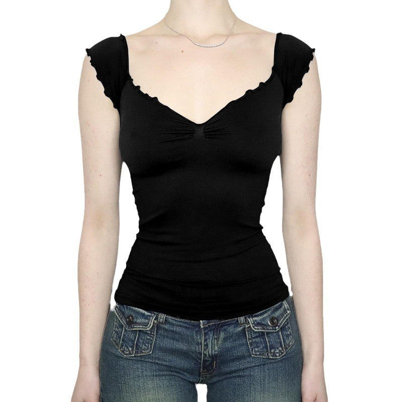 Lyra Lace Back Slim Top