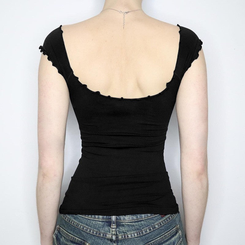 Lyra Lace Back Slim Top